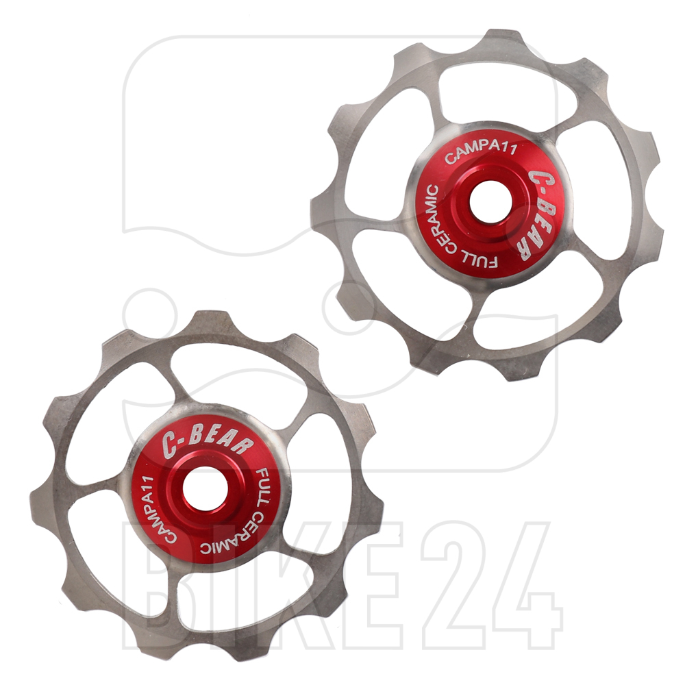 Picture of C-Bear Ceramic Bearings Titanium Full Ceramic Pulley Wheels for Campagnolo 11-speed
