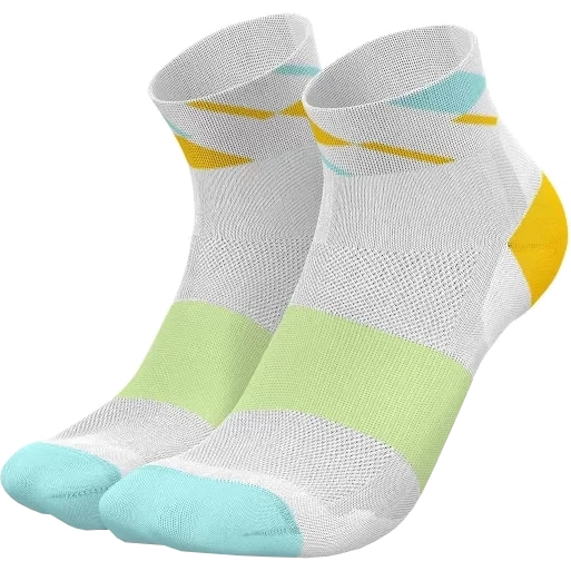 Productfoto van INCYLENCE Ultralight Angles Short Sokken - Mint Yellow