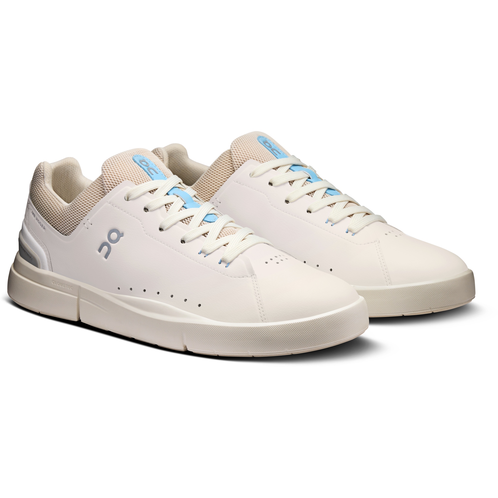 Productfoto van On The Roger Advantage Sneaker Heren - White | Sand