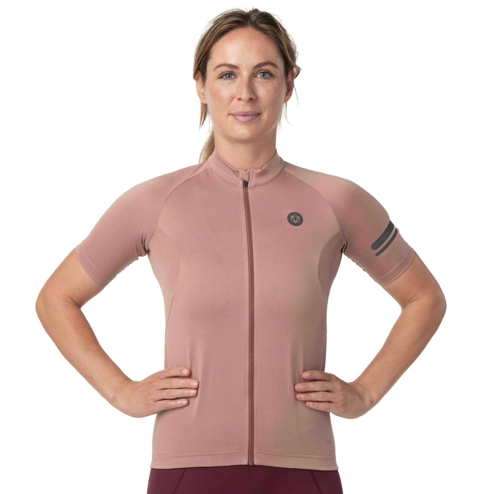 Photo produit de AGU Maillot Manches Courtes Femme - Essential Core - brown flux