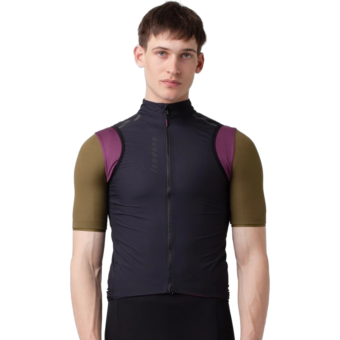 Picture of Isadore Signature Rain Cycling Gilet Men - Anthracite