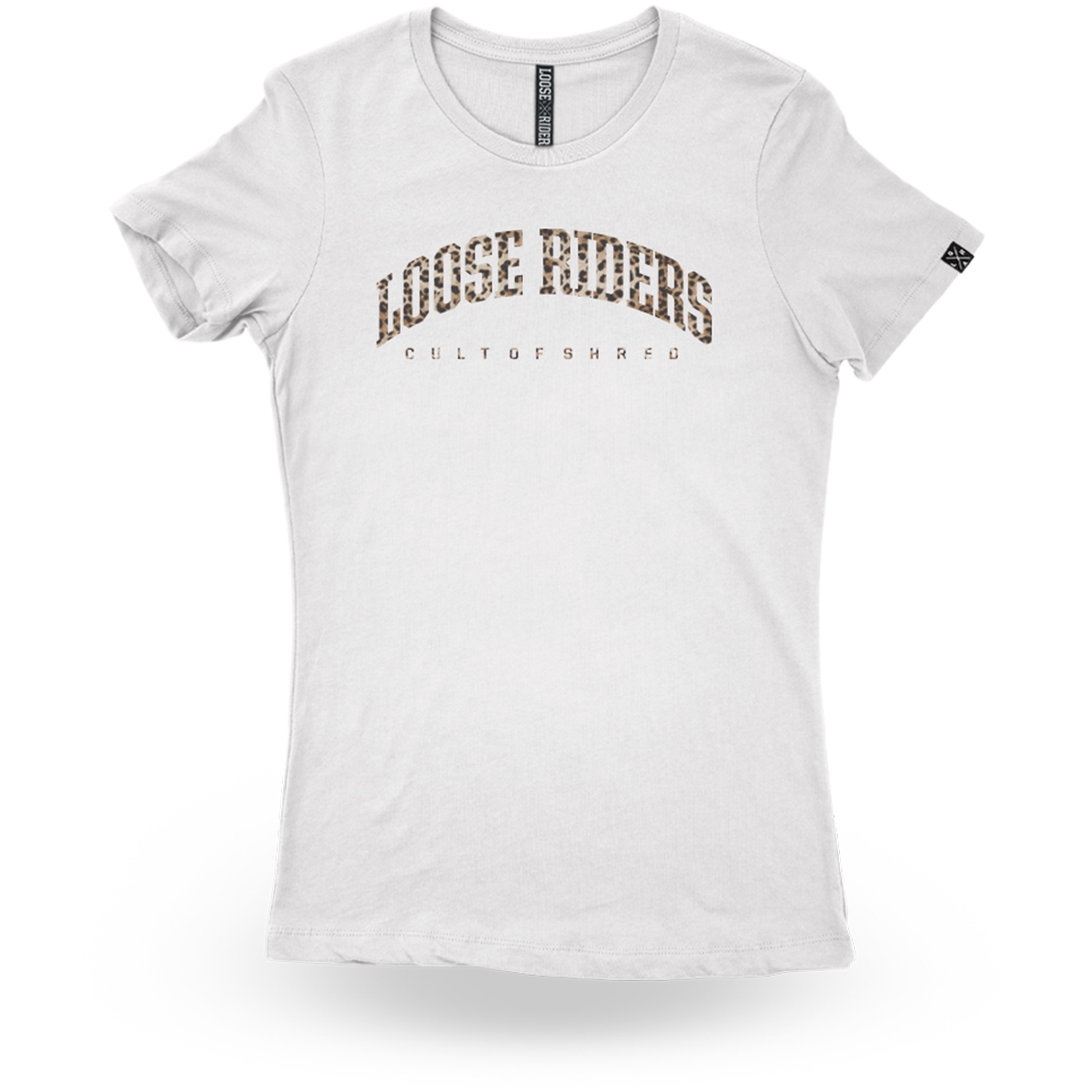 Image of Loose Riders Classic Womens T-Shirt - White