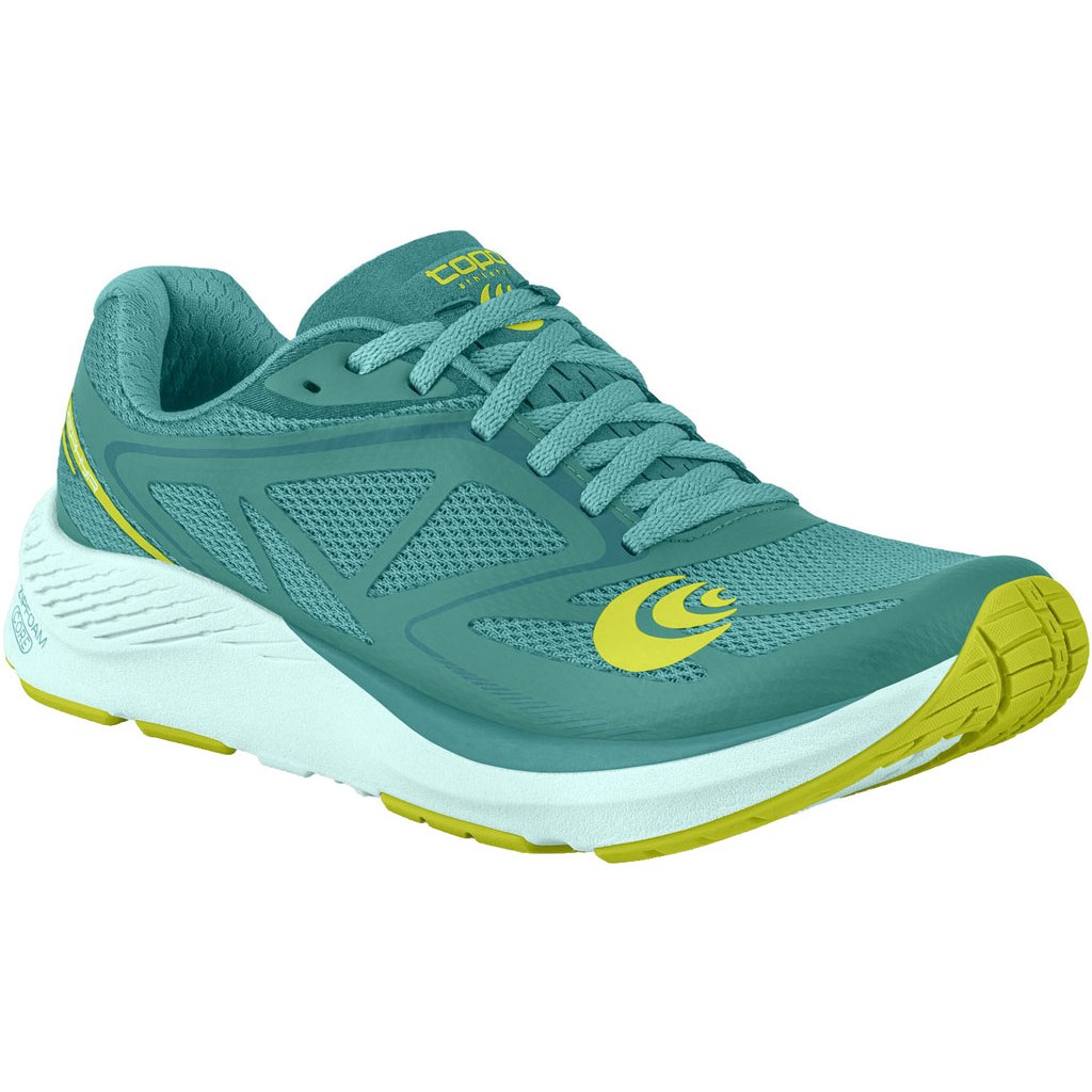 Picture of Topo Athletic Zephyr Running Shoes Women - teal/lime