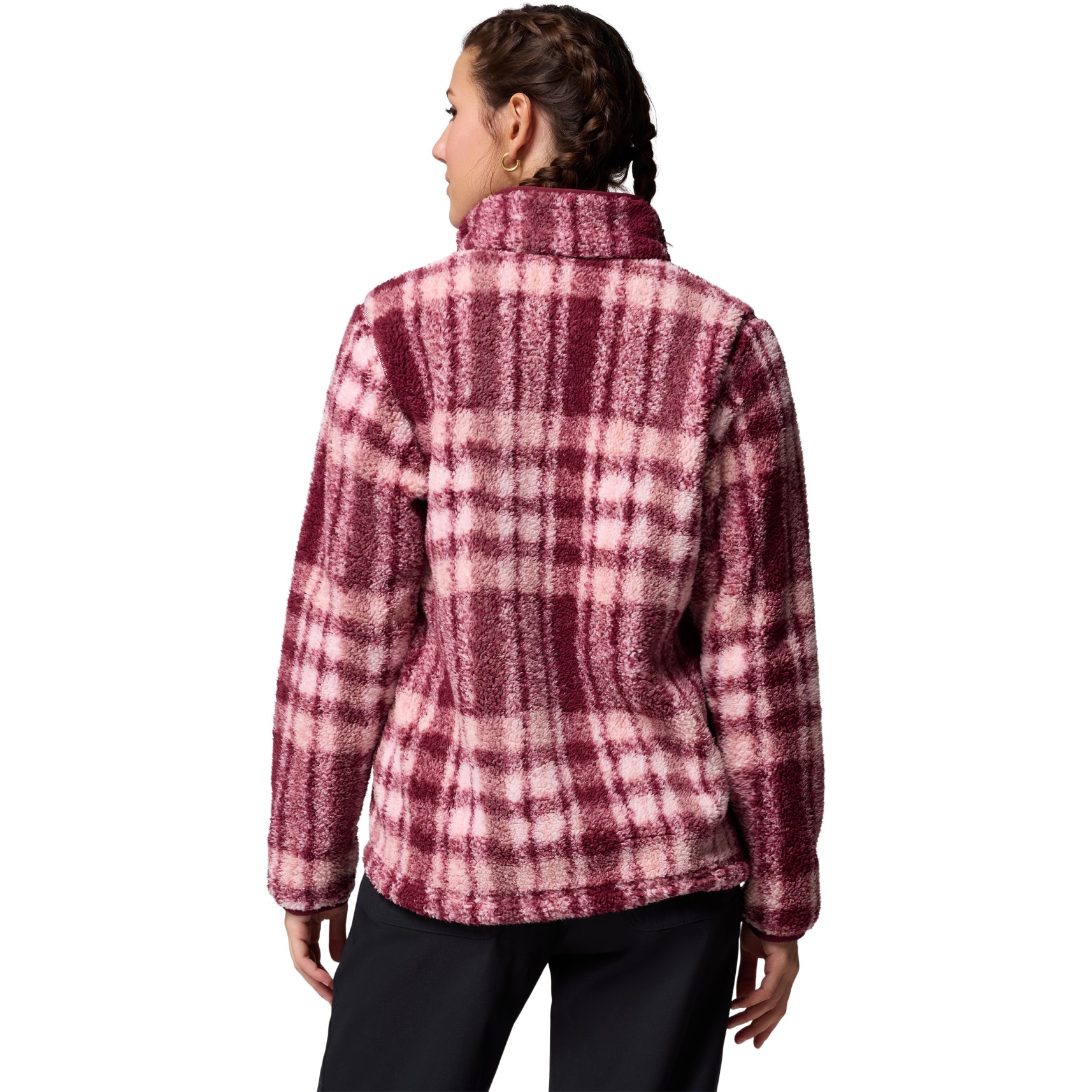 Columbia West Bend Print Full Zip II Jacket Women - Rich Wine
