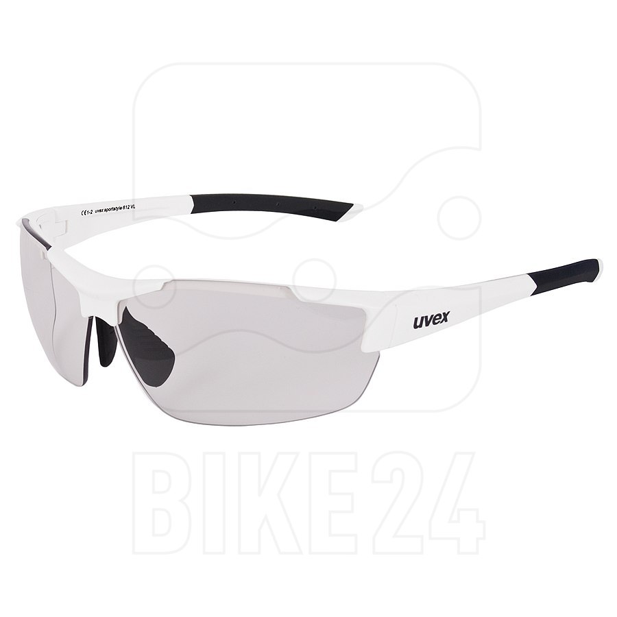 Picture of Uvex sportstyle 612 VL Glasses - white / variomatic smoke