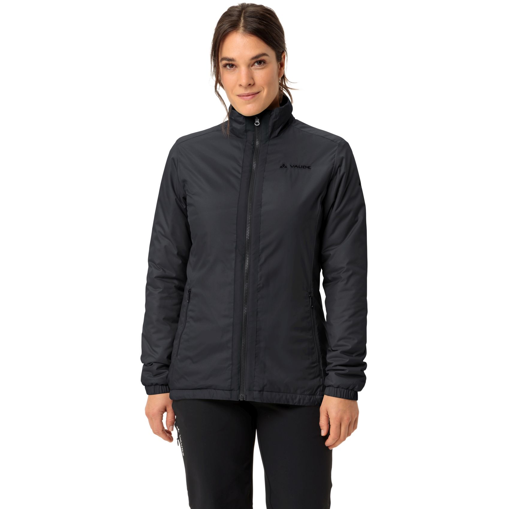 Veste Eddie Bauer Femme – Taille S – Noire – Polaire, Fermeture éclair – Extérieur