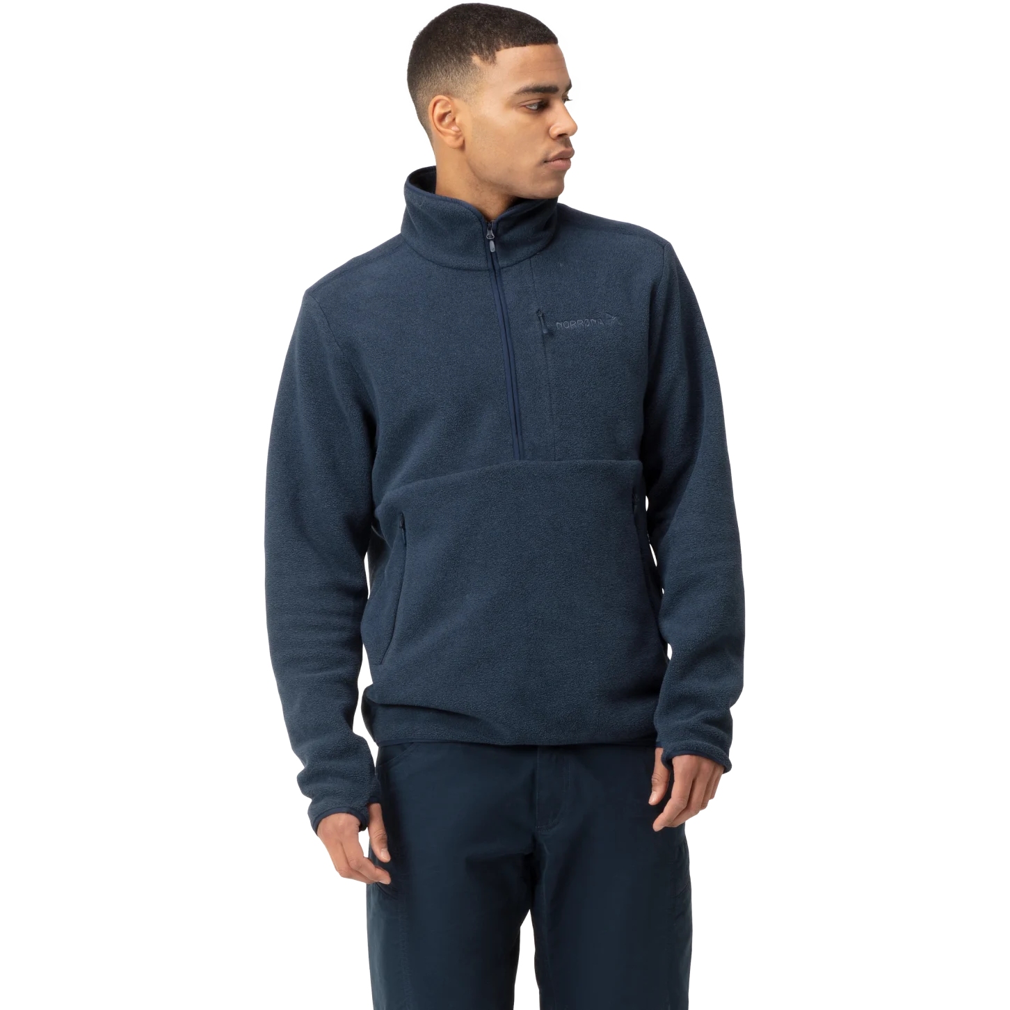 Picture of Norrona femund warm2 Half-Zip Pullover Unisex - Indigo Night
