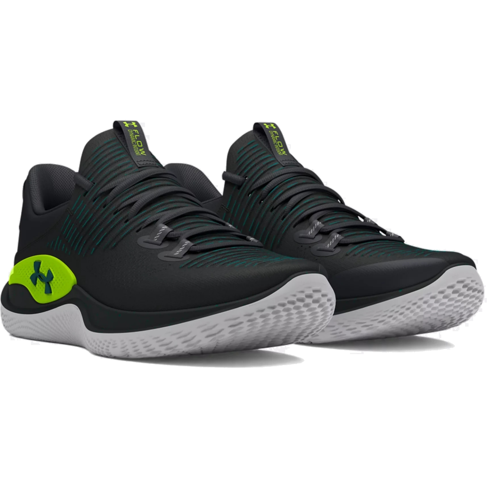 Picture of Under Armour UA Dynamic Training Shoes Men - Black/Anthracite/Hydro Teal