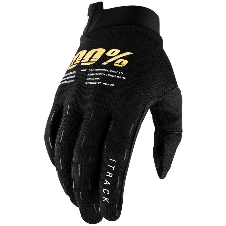 Image of 100% iTrack Bike Gloves - black
