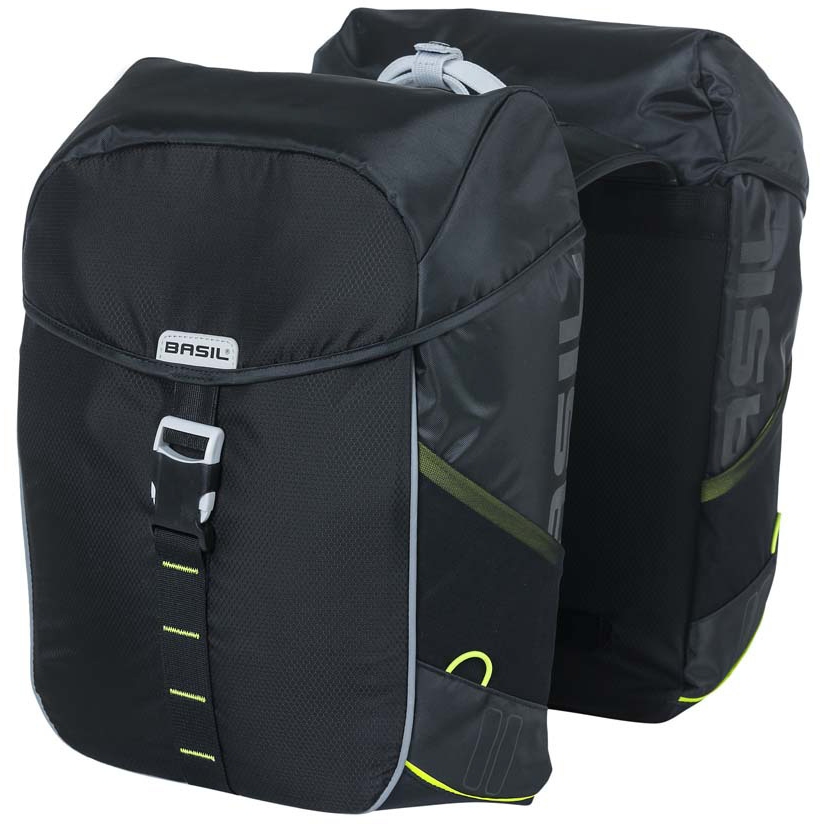 Basil Discovery – Sac à Dos Portapacchi Unisexe Adulte – Noir – 30x17x36 Cm