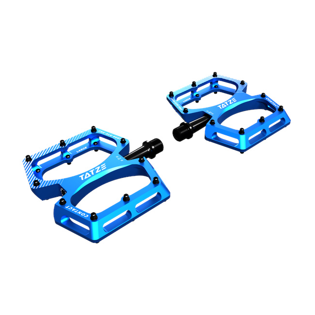 Productfoto van Tatze CONTACT CNC Large Platformpedalen - blauw