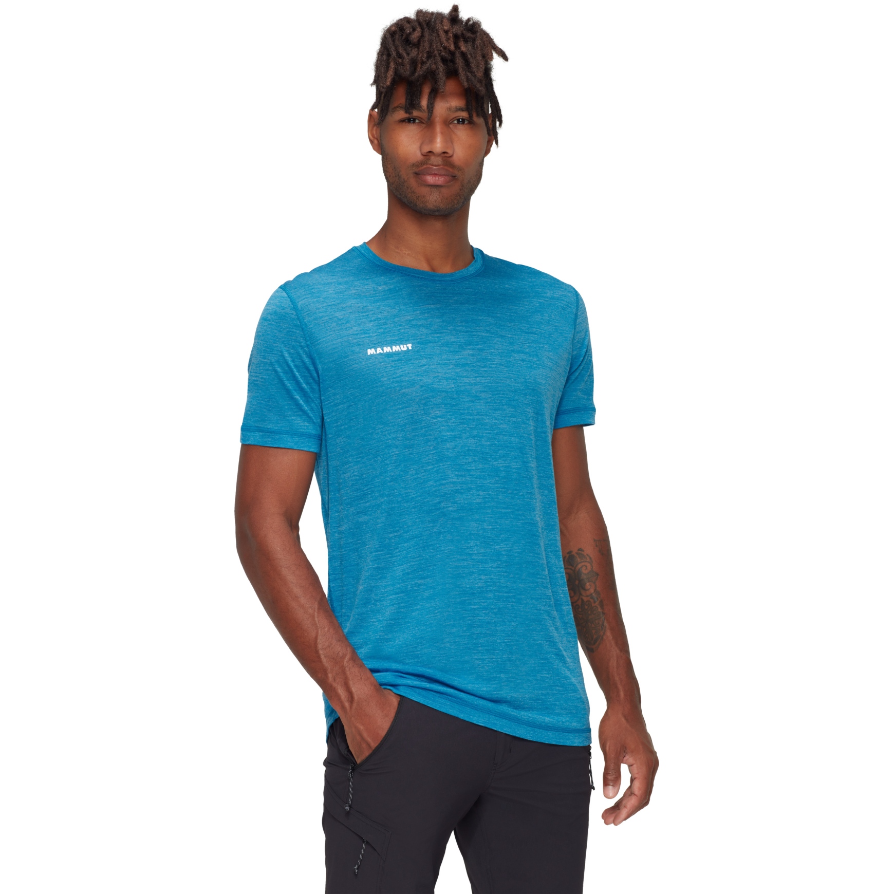 Produktbild von Mammut Tree Wool T-Shirt Herren - glacier blue melange
