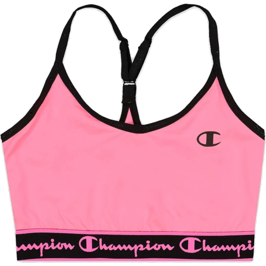 Bild von Champion Legacy Trim Strappy Sport-BH - fuchsia