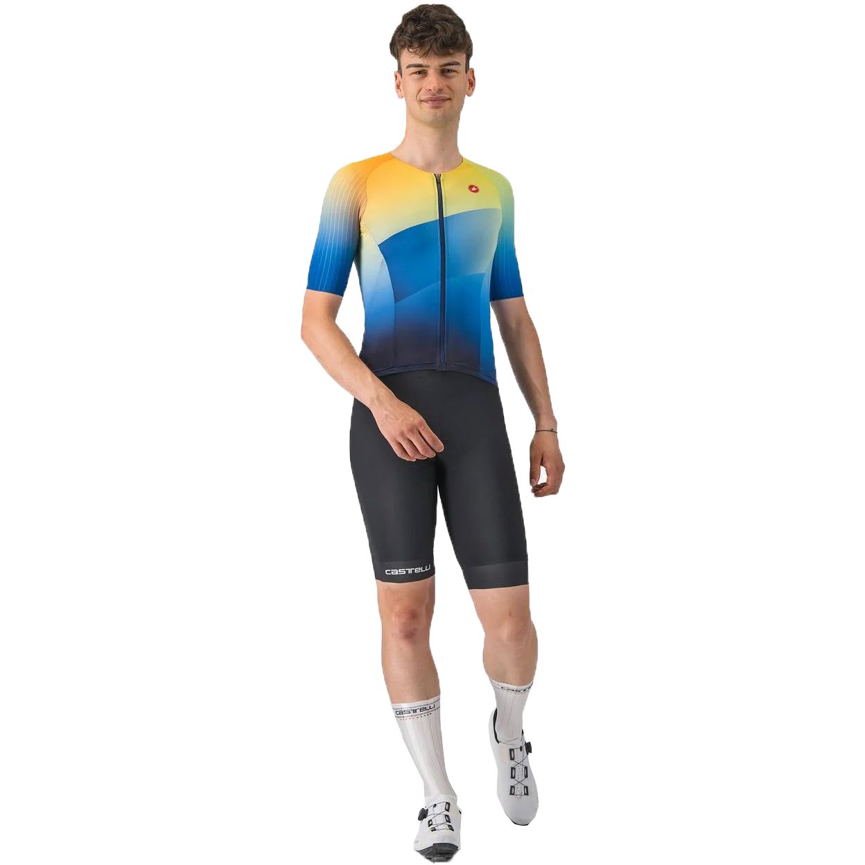 Castelli Free Speed 3 Race Top Men - belgian blue/multicolor
