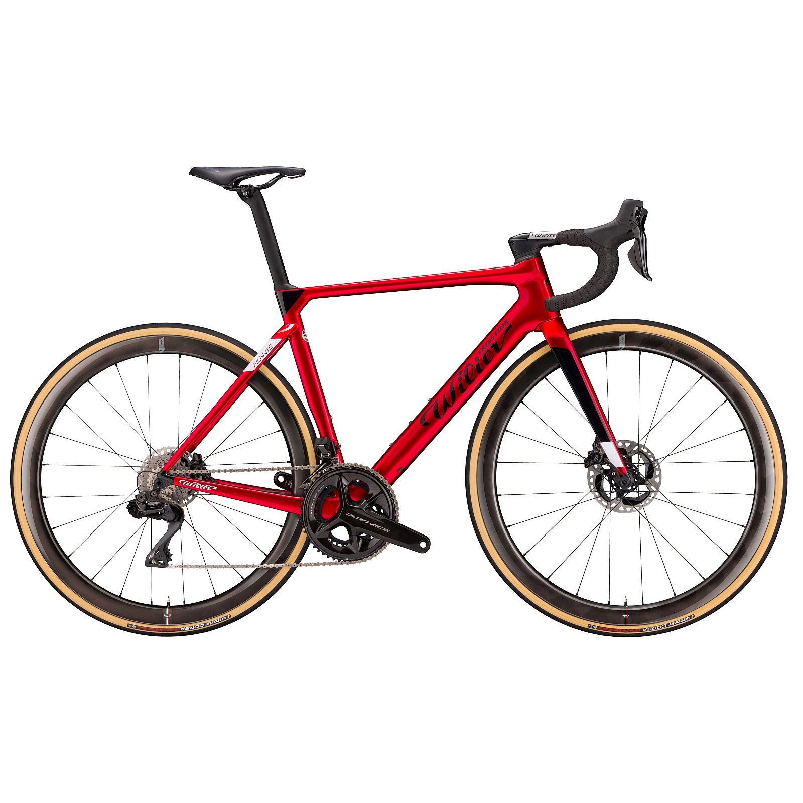 Productfoto van Wilier FILANTE SLR - Ultegra Di2 - SLR42 - Carbon Roadbike - 2023 - velvet red glossy