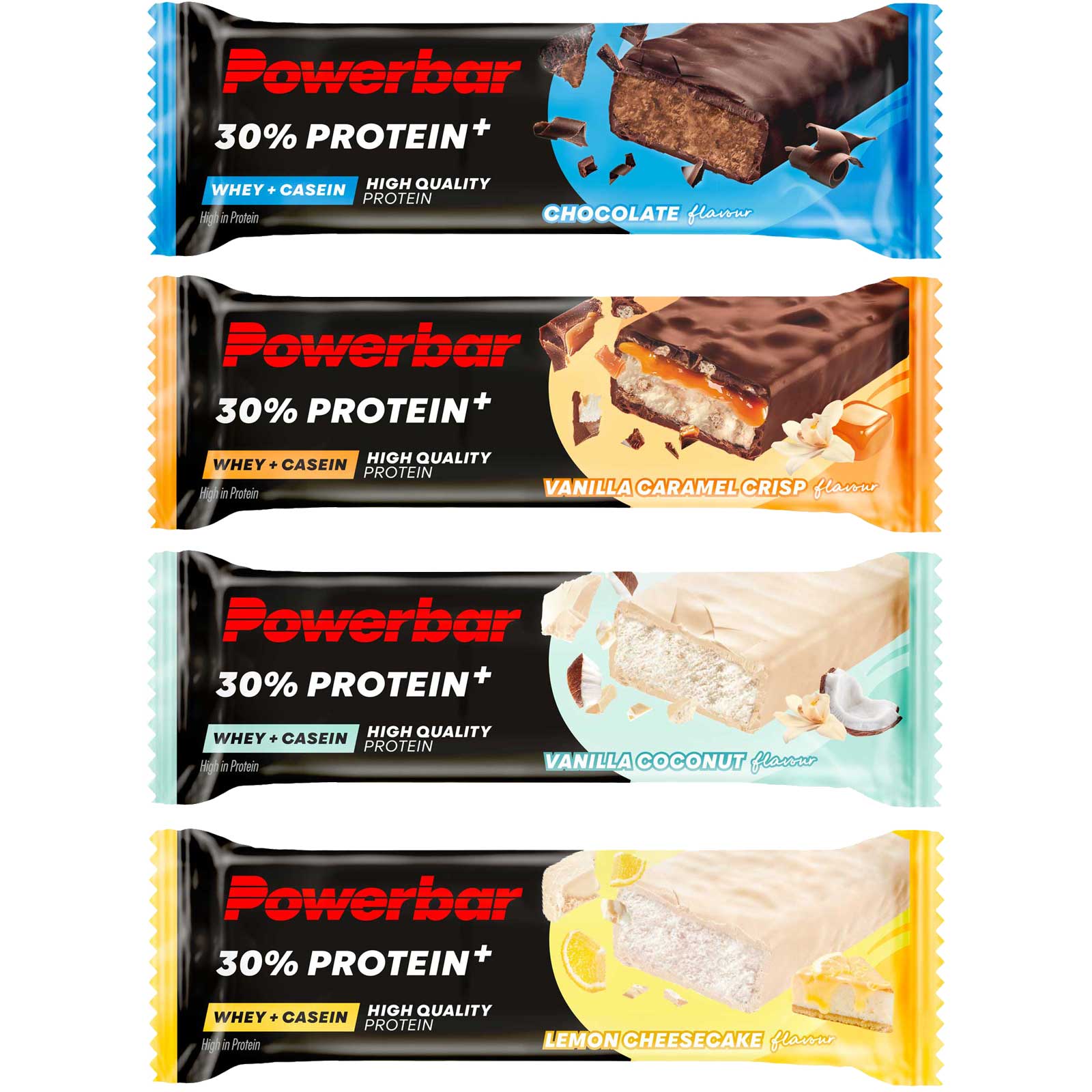 Produktbild von Powerbar 30% Protein Plus - Eiweiß-Riegel - 3x55g