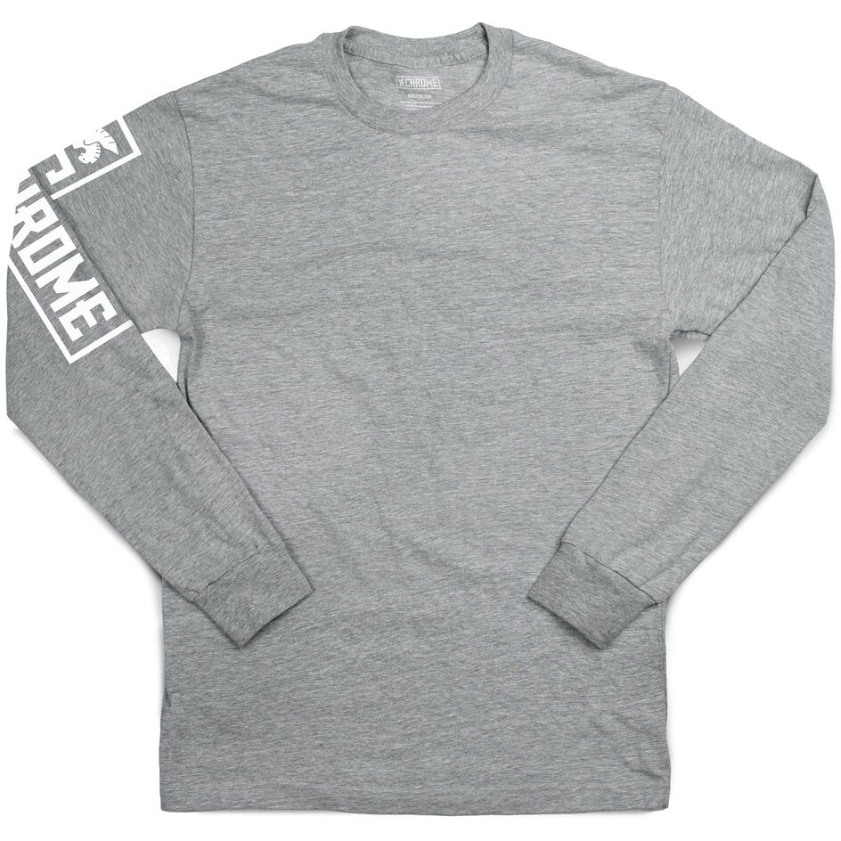 Produktbild von CHROME Flying Lion Langarm-Shirt - heather grey