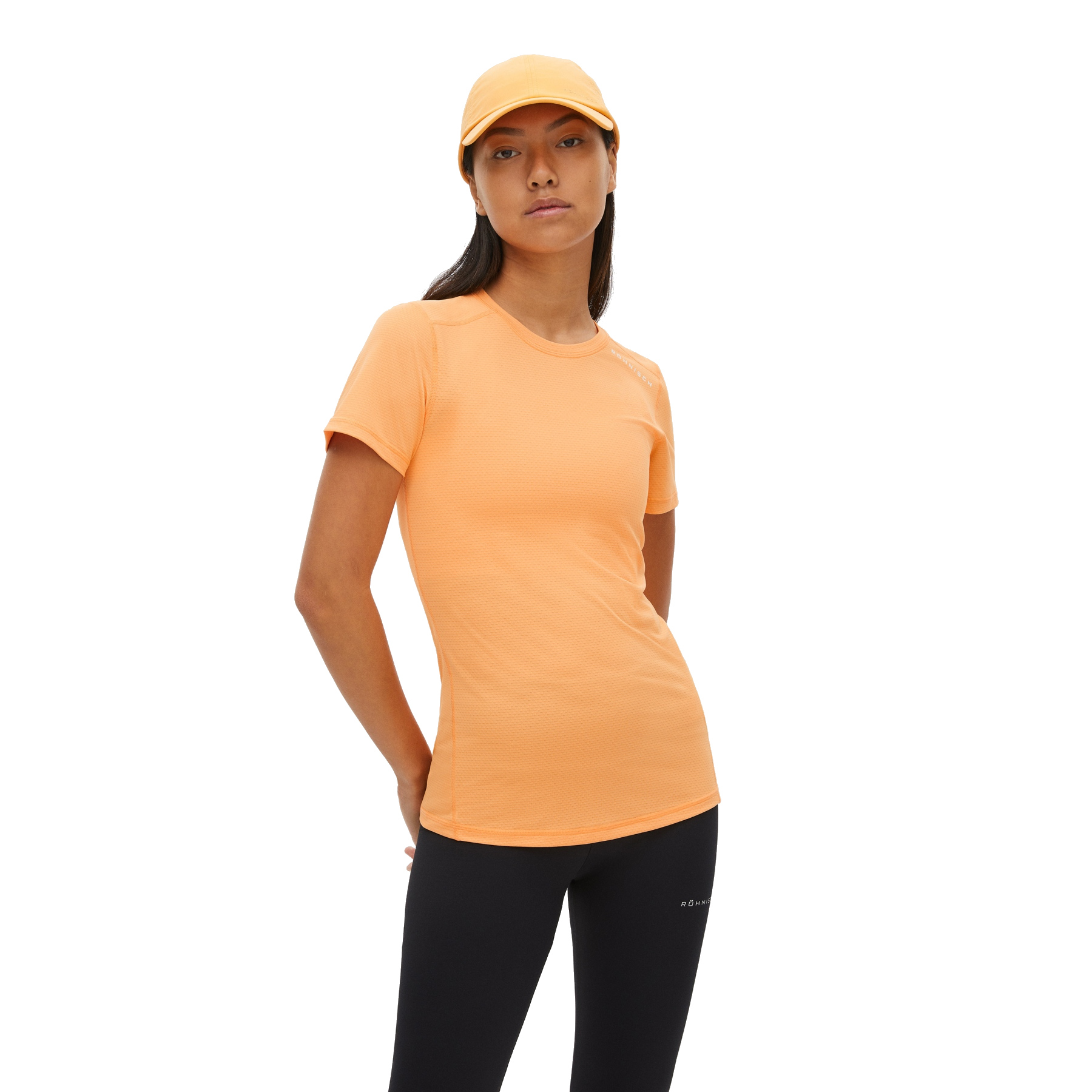 Foto de Röhnisch Camiseta Mujer - Jacquard - Blazing Orange