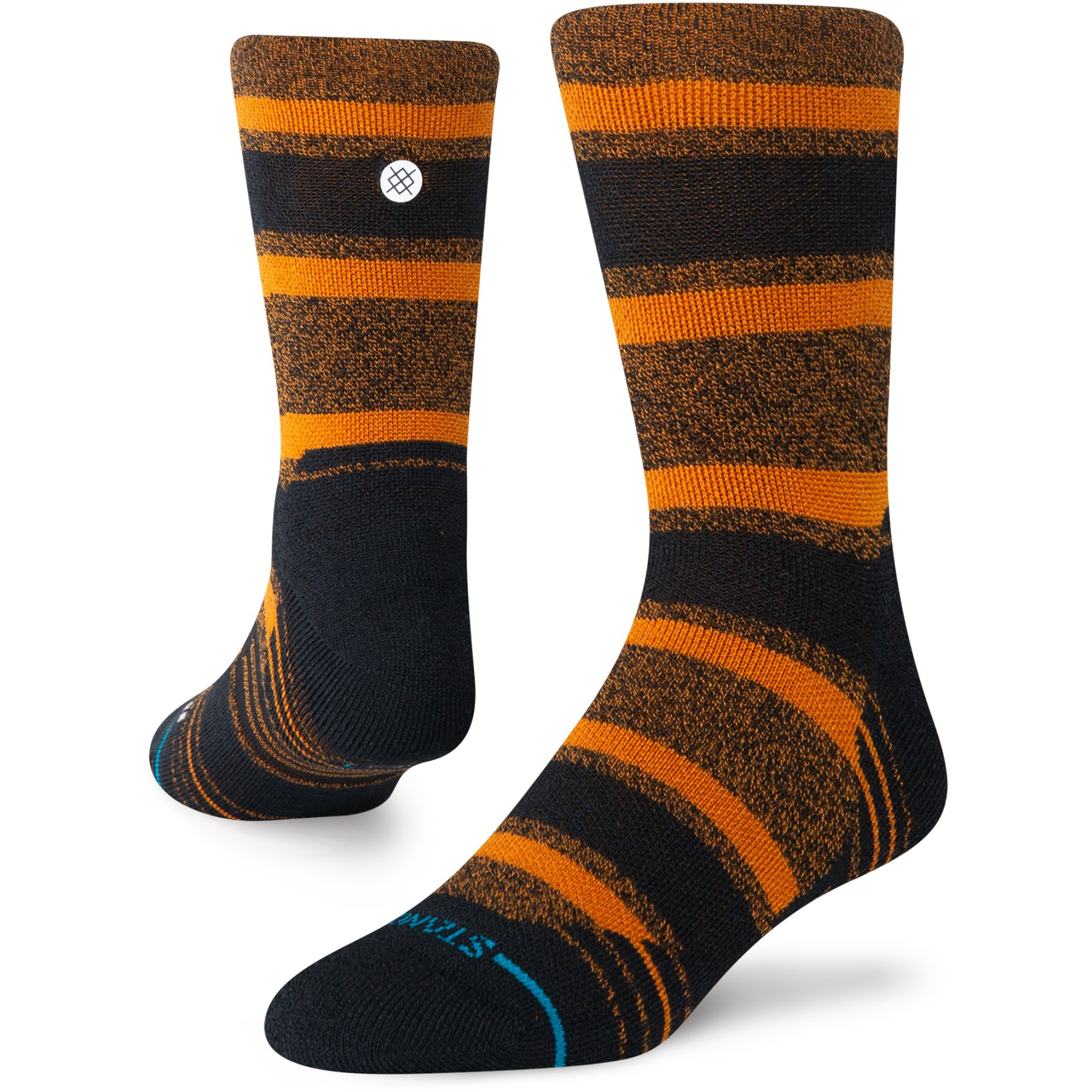 Stance Mid Wool Crew Black Wandelsokken
