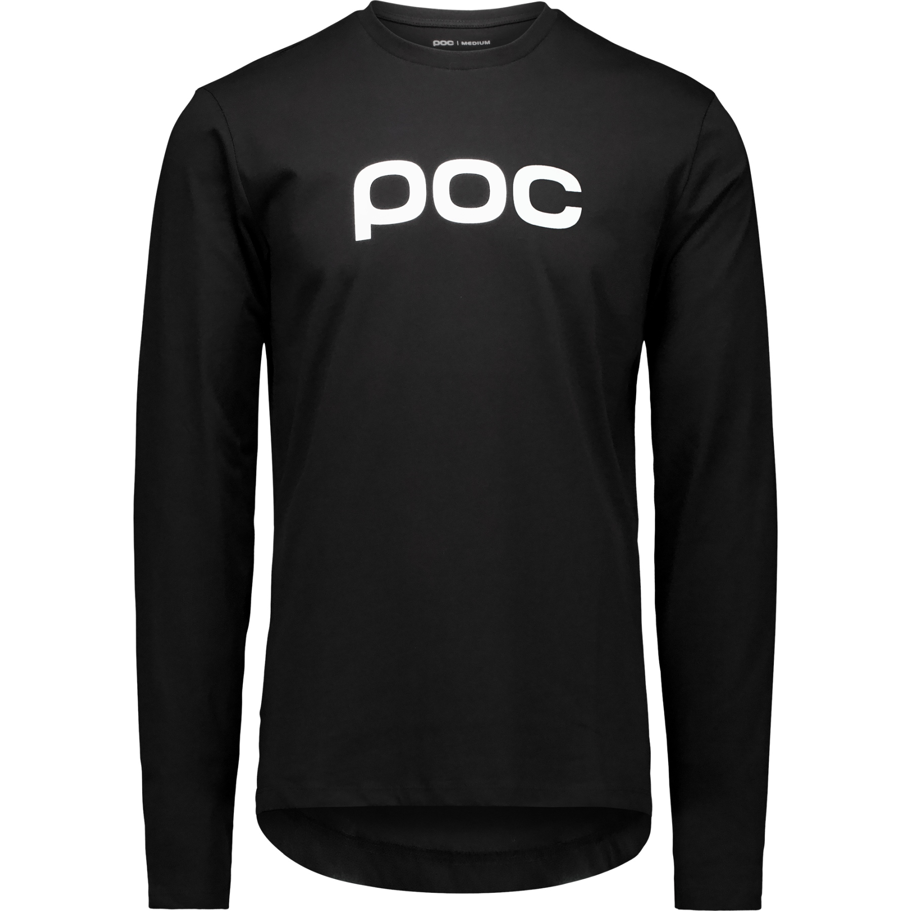 Мужская футболка с длинным рукавом POC - 1002 Uranium Black черный