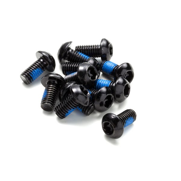 Produktbild von Reverse Components Schrauben-Set für Bremsscheiben - 12 Stück - M5x10mm - schwarz
