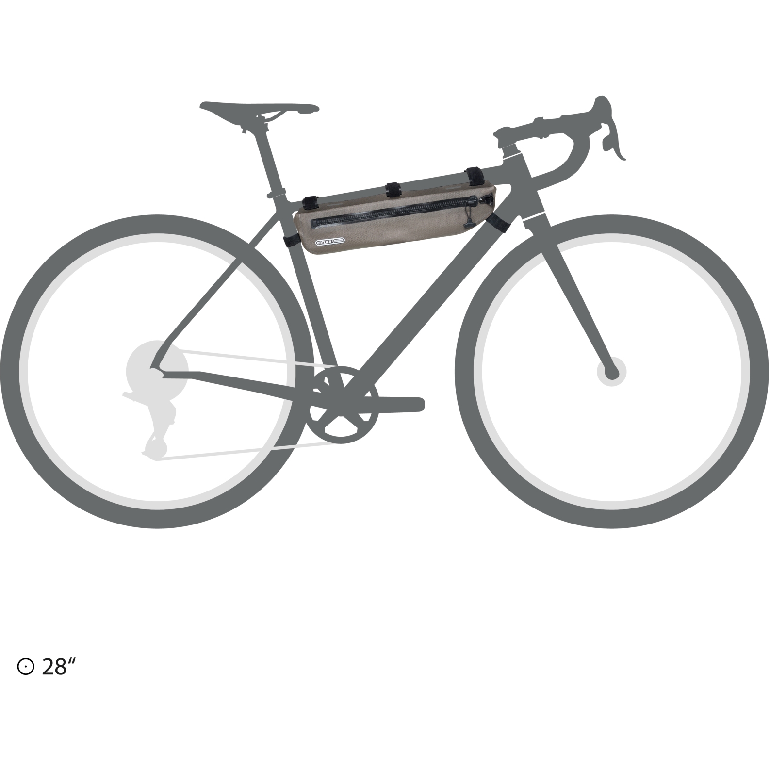 ORTLIEB Frame-Pack Toptube - 4L - dark sand | BIKE24
