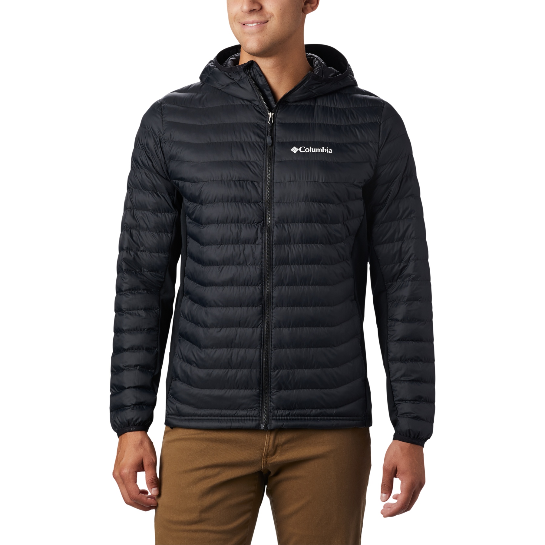 Picture of Columbia Powder Pass Hooded Jacket - Black