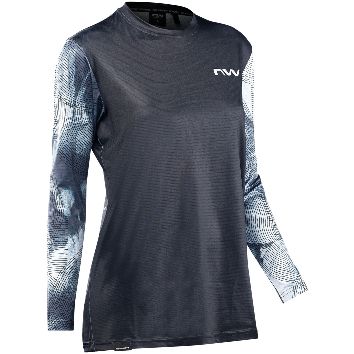 Picture of Northwave Xtrail Long Sleeve Jersey Women - black 10