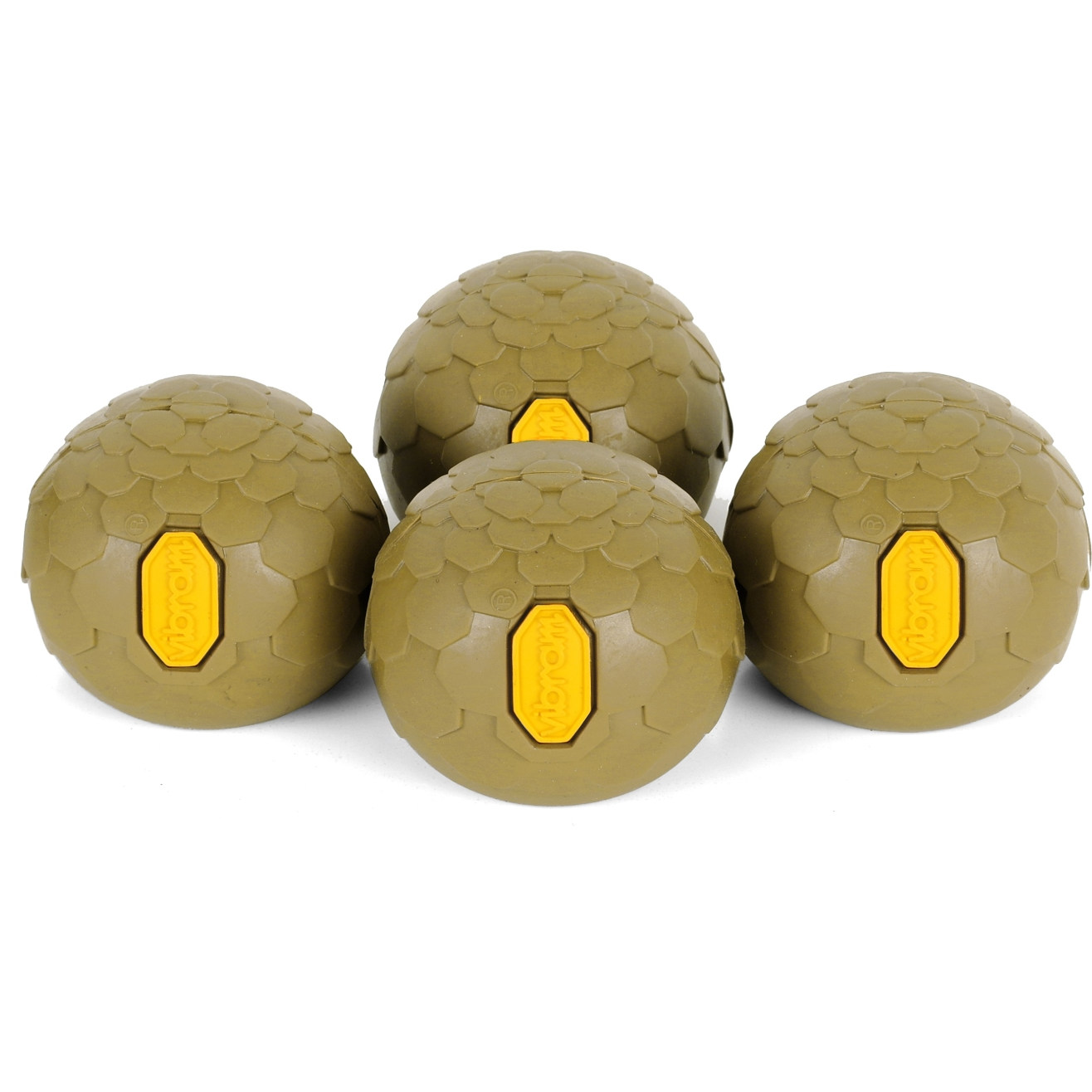 Produktbild von Helinox Vibram Ball Feet Ersatzfüße - 55mm - 4 Pcs. - Coyote Tan