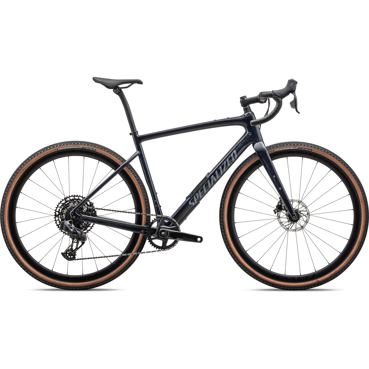 Picture of Specialized DIVERGE EXPERT - Carbon Gravel Bike - 2023 - gloss dark navy granite over carbon / pearl