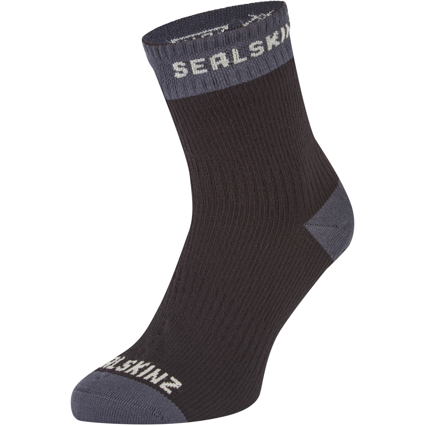 Водонепроницаемые носки SealSkinz Wretham для теплой погоды длиной до щиколоток - Черный