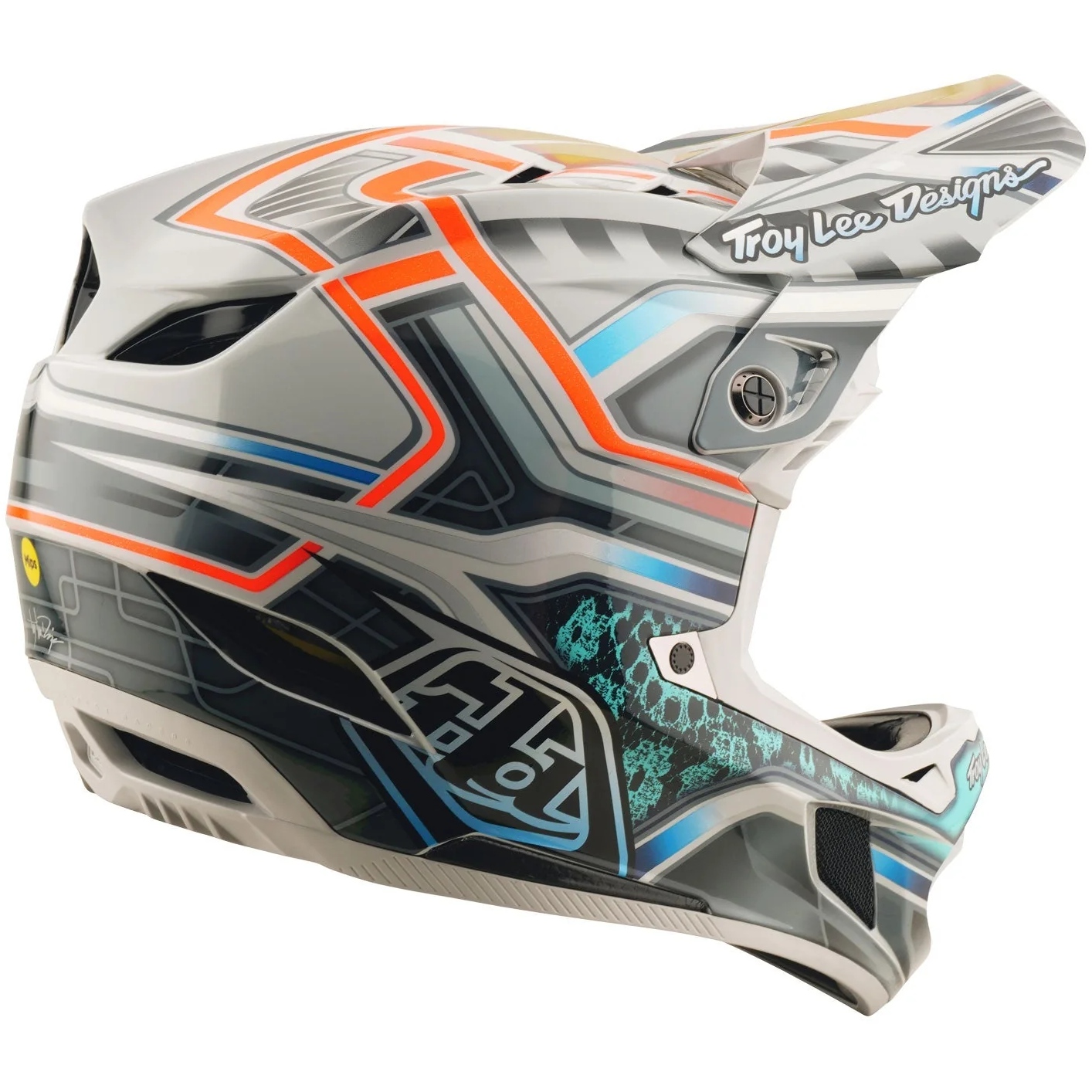 Troy Lee Designs D4 COMPOSITE MIPS Ｍサイズ D4 Composite Helmet Stealth Black – Troy Lee Designs