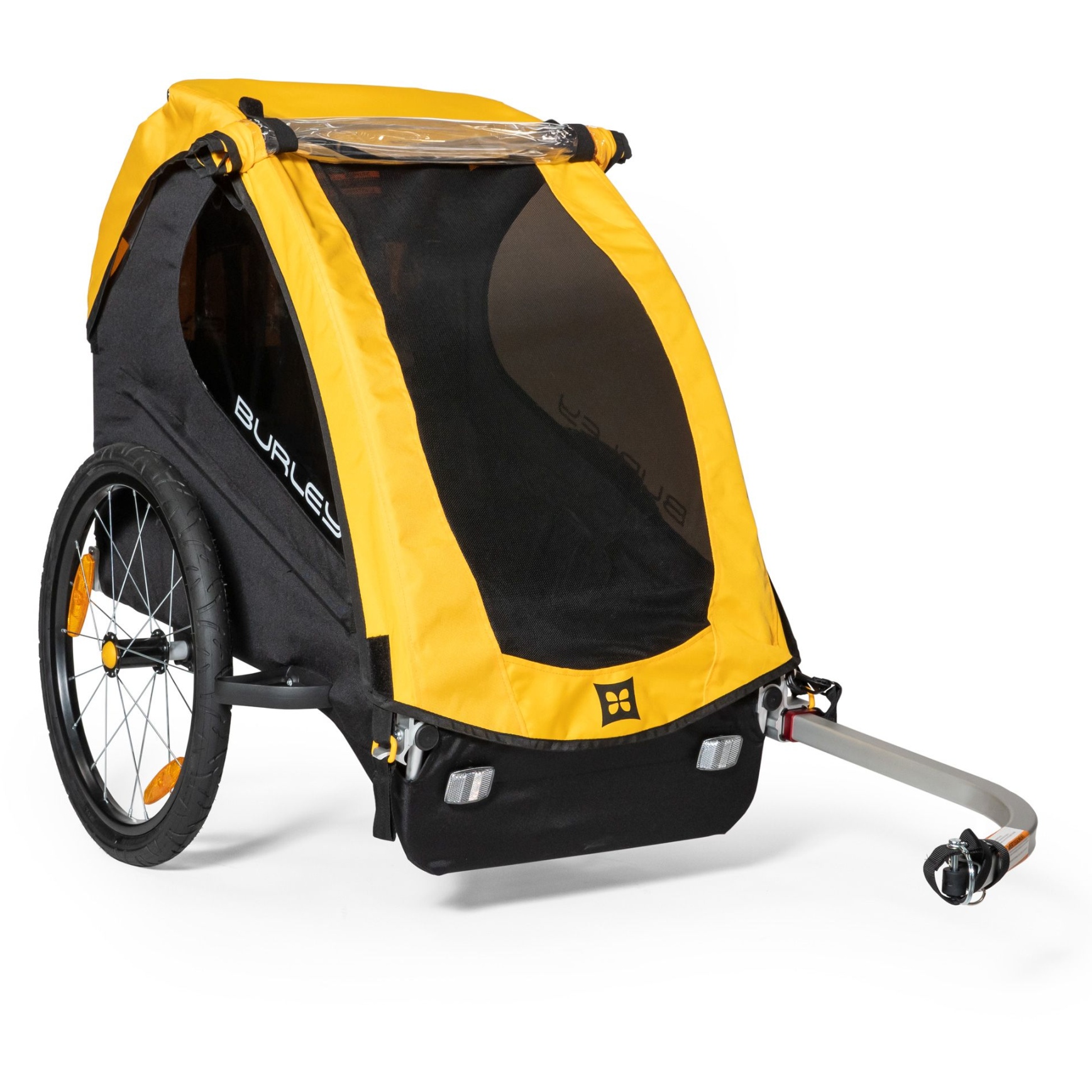 Picture of Burley Bee Single Bike Trailer for 1 Kid - yellow