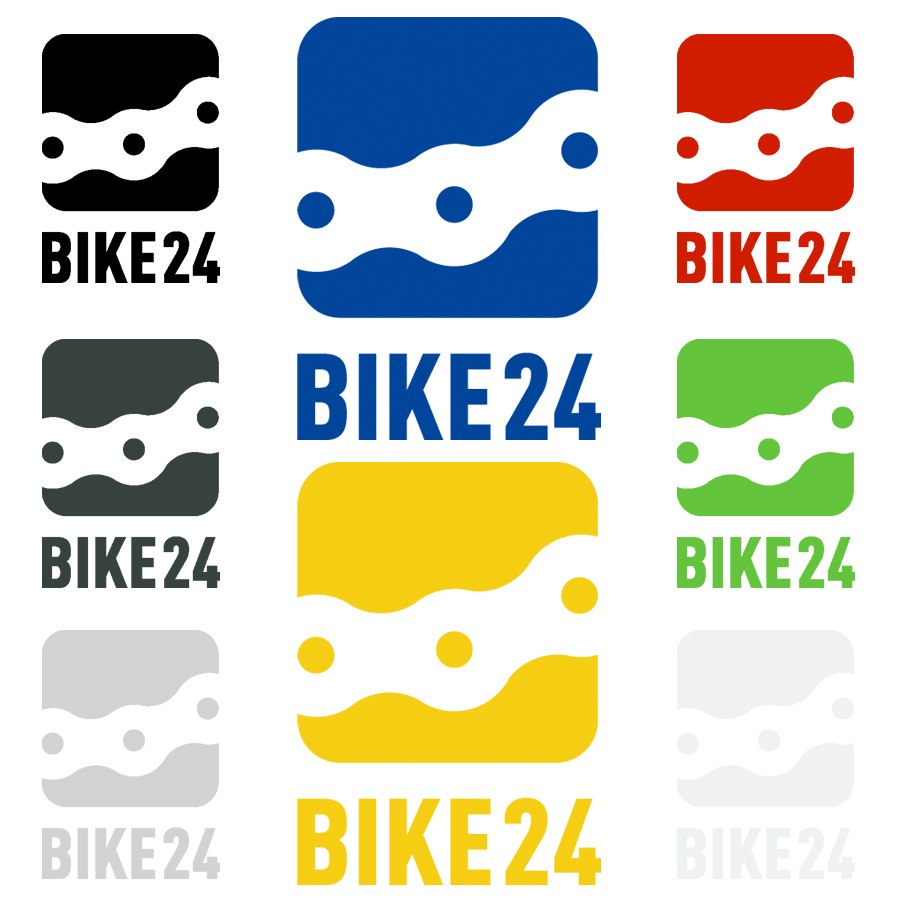 Image of BIKE24 Logo Sticker - 29x40mm