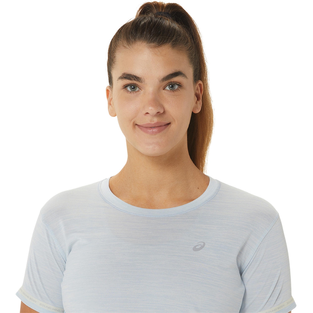 Asics t shirt sales femme beige