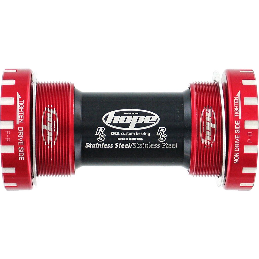 Image of Hope Bottom Bracket Cups Road Stainless Steel - BSA-68-24 - red