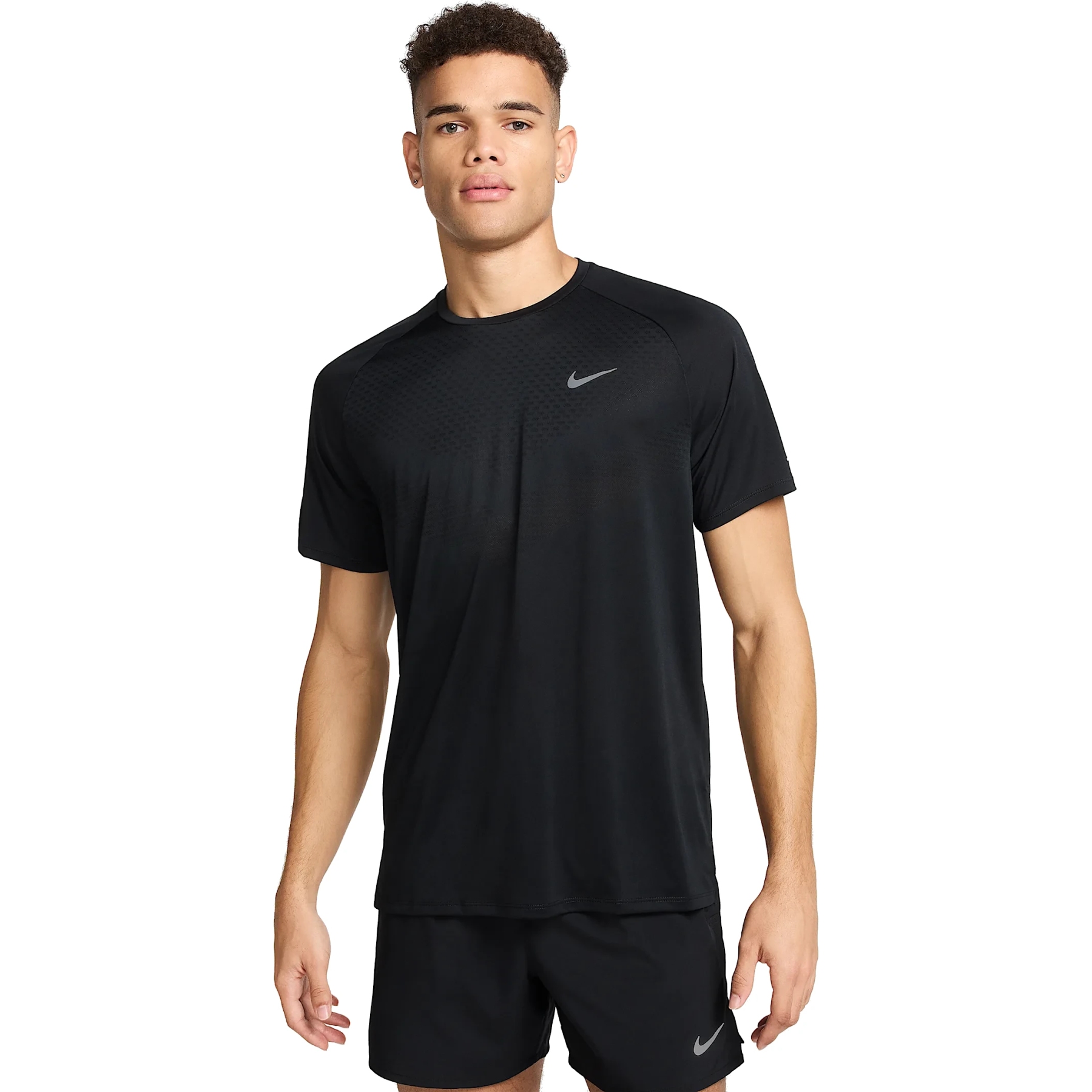 Produktbild von Nike Dri-FIT ADV Stride Laufshirt Herren - black/reflective silver HV5203-010