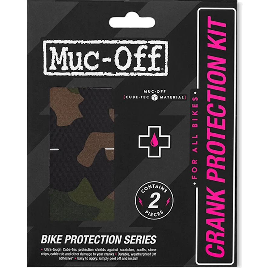Produktbild von Muc-Off Kurbelschutz-Kit - camo black/green