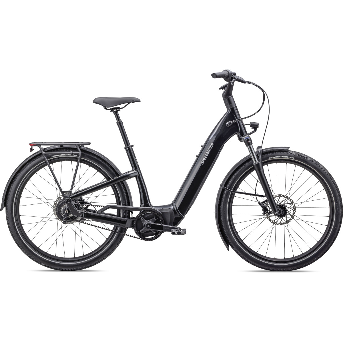 Picture of Specialized TURBO COMO 4.0 IGH - City E-Bike - 2023 - cast black / silver reflective