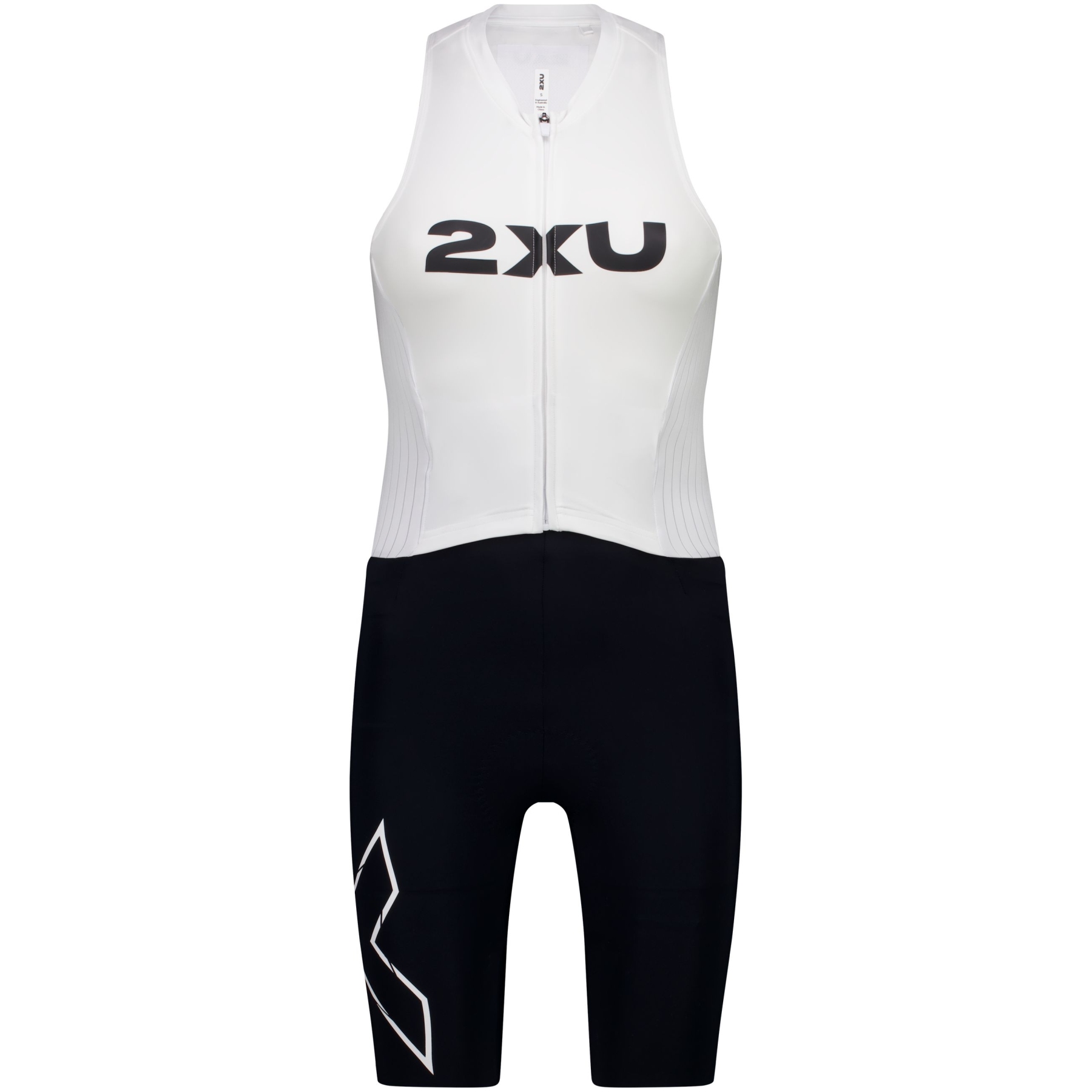 2XU Light Speed React Sleeveless Trisuit Women - black/white | BIKE24