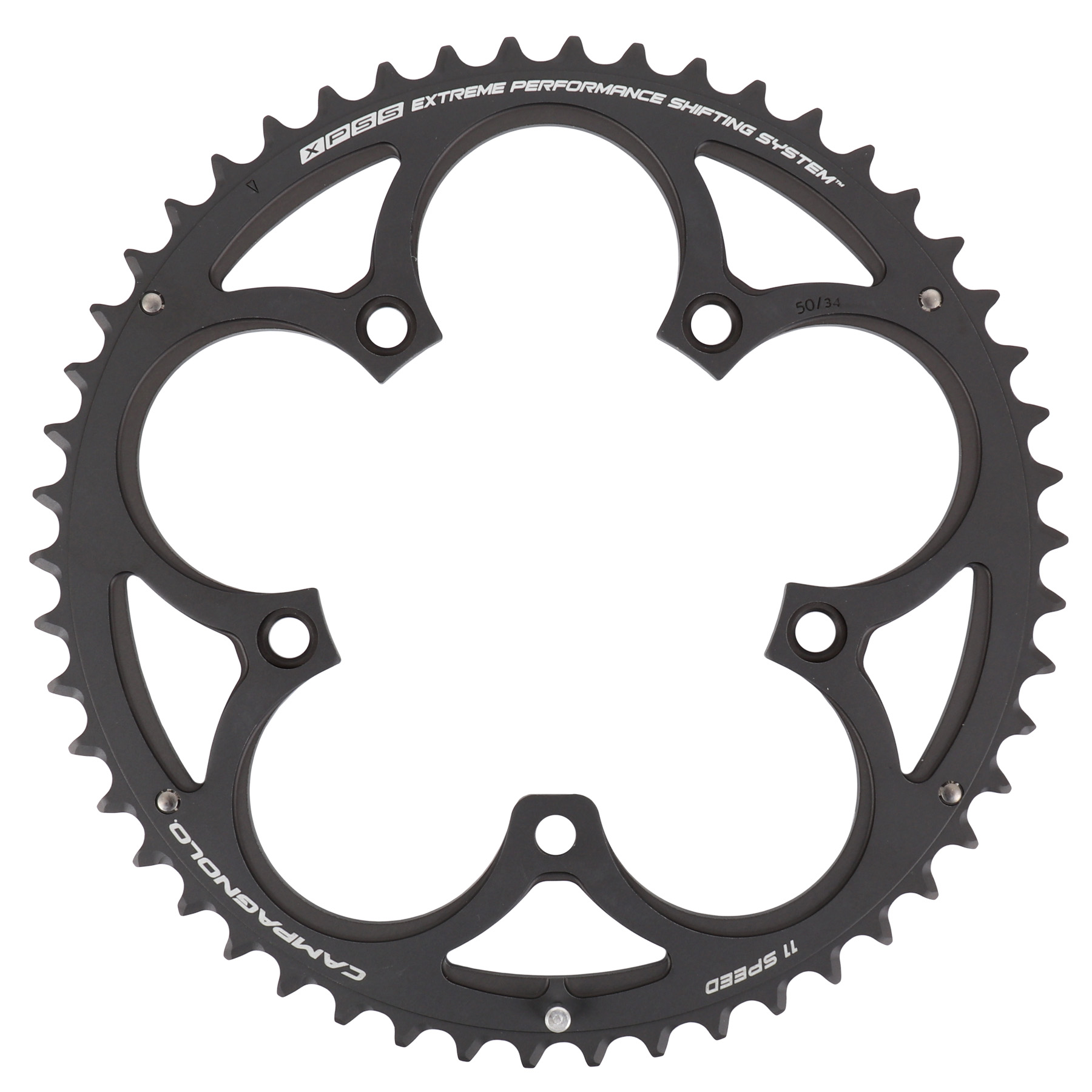 Picture of Campagnolo Chainring for Super Record / Record / Chorus (2011-14) - XPSS | 110 mm | 11-speed - 50 Teeth