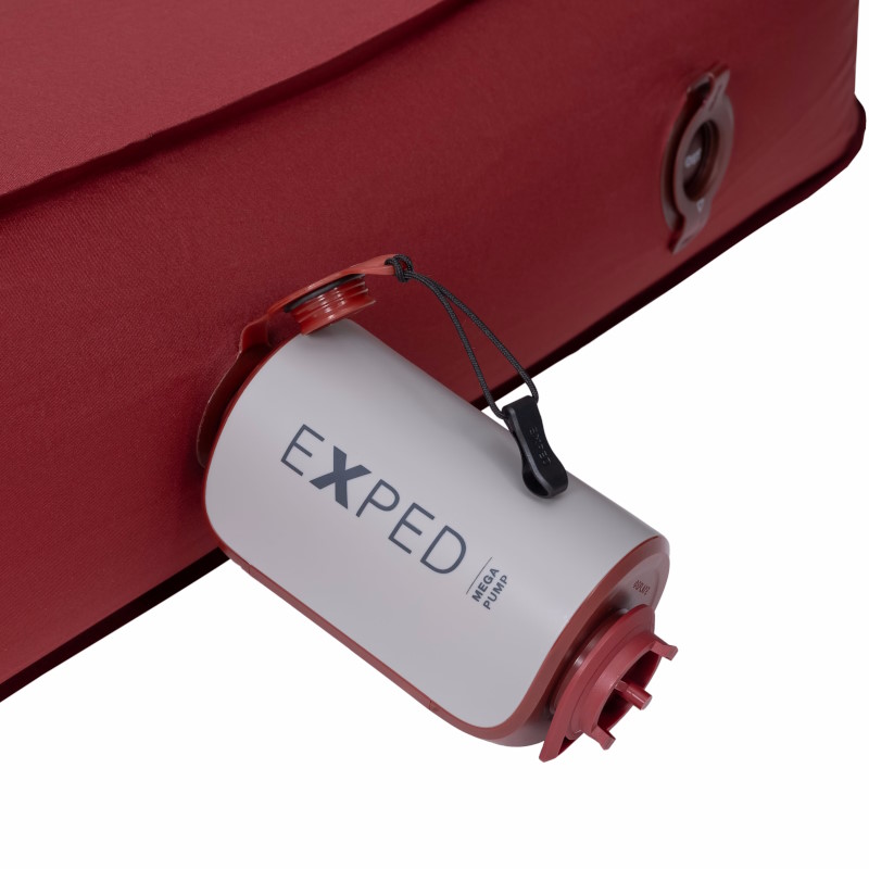 Exped Mega Pumpe - granite / burgundy | BIKE24 AT