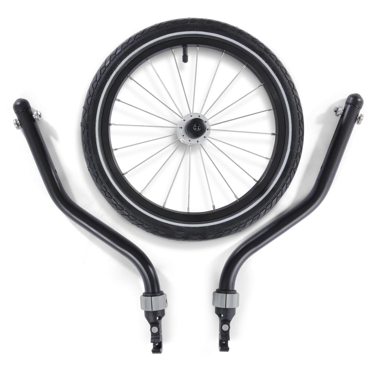 Набор для бега трусцой Croozer Kid 2 - Черный