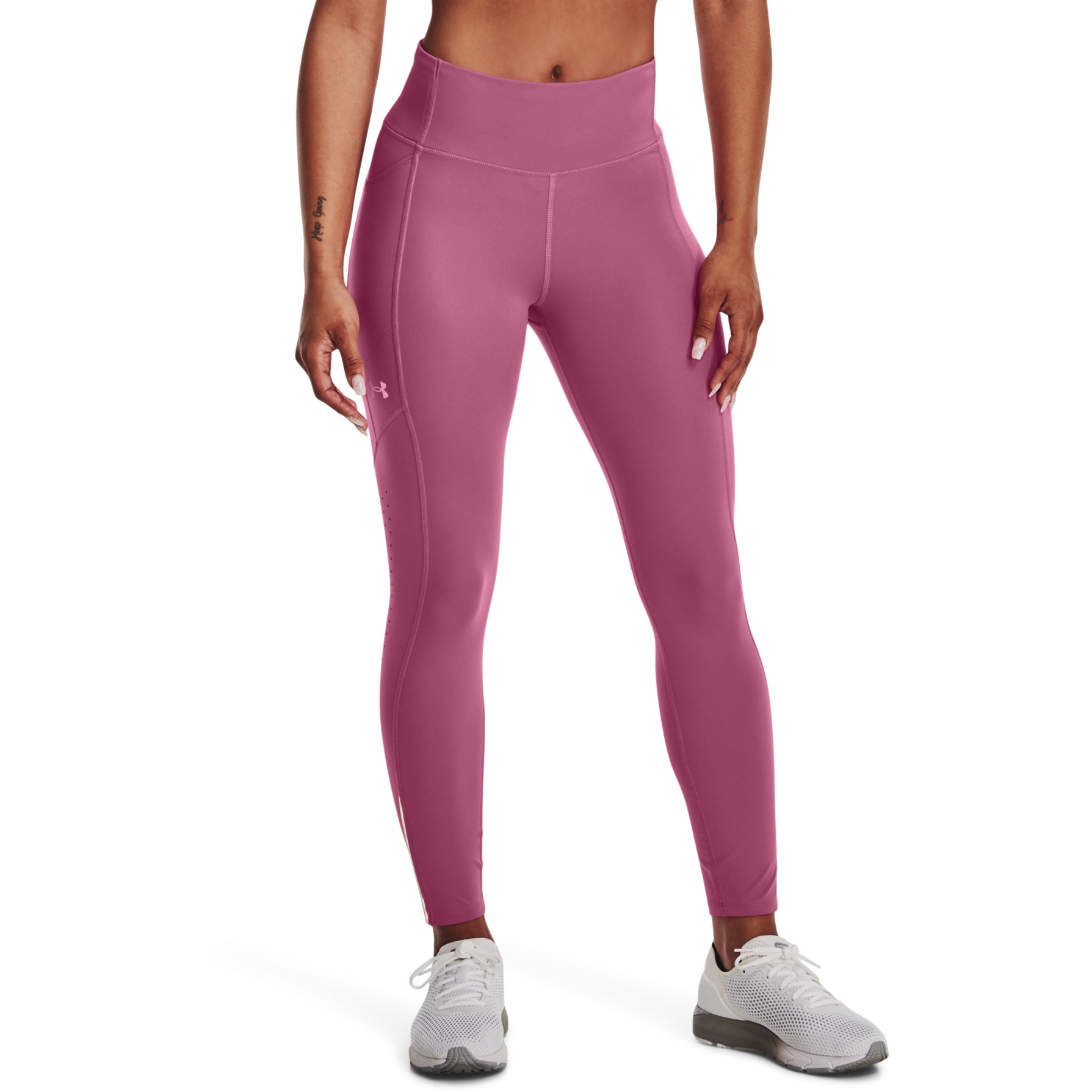 Bild von Under Armour UA Fly Fast 3.0 Ankle Tights Damen - Pace Pink/Pace Pink/Reflective