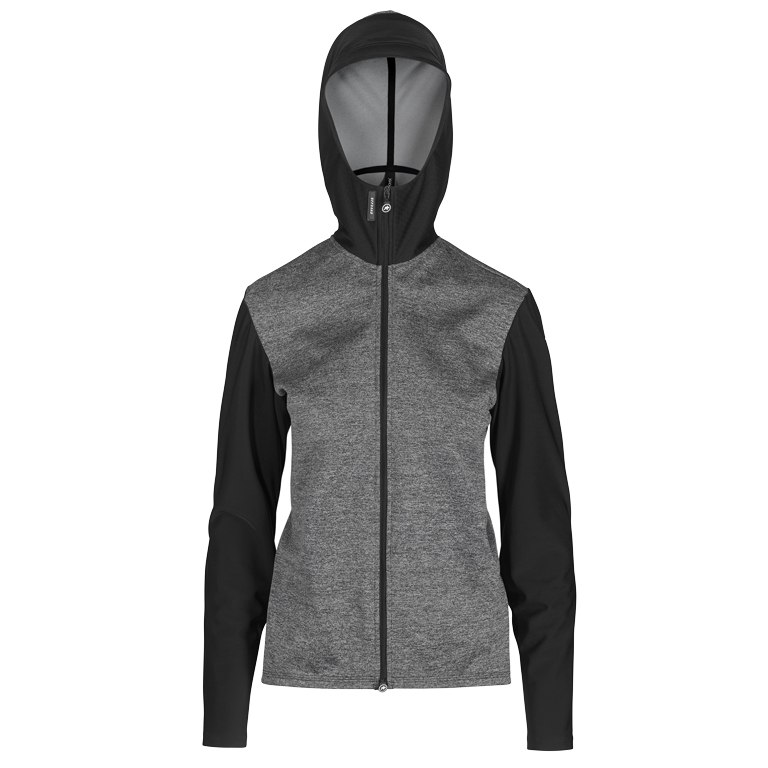 Picture of Assos TRAIL Womens Spring Fall Hooded Jacket - blackSeries