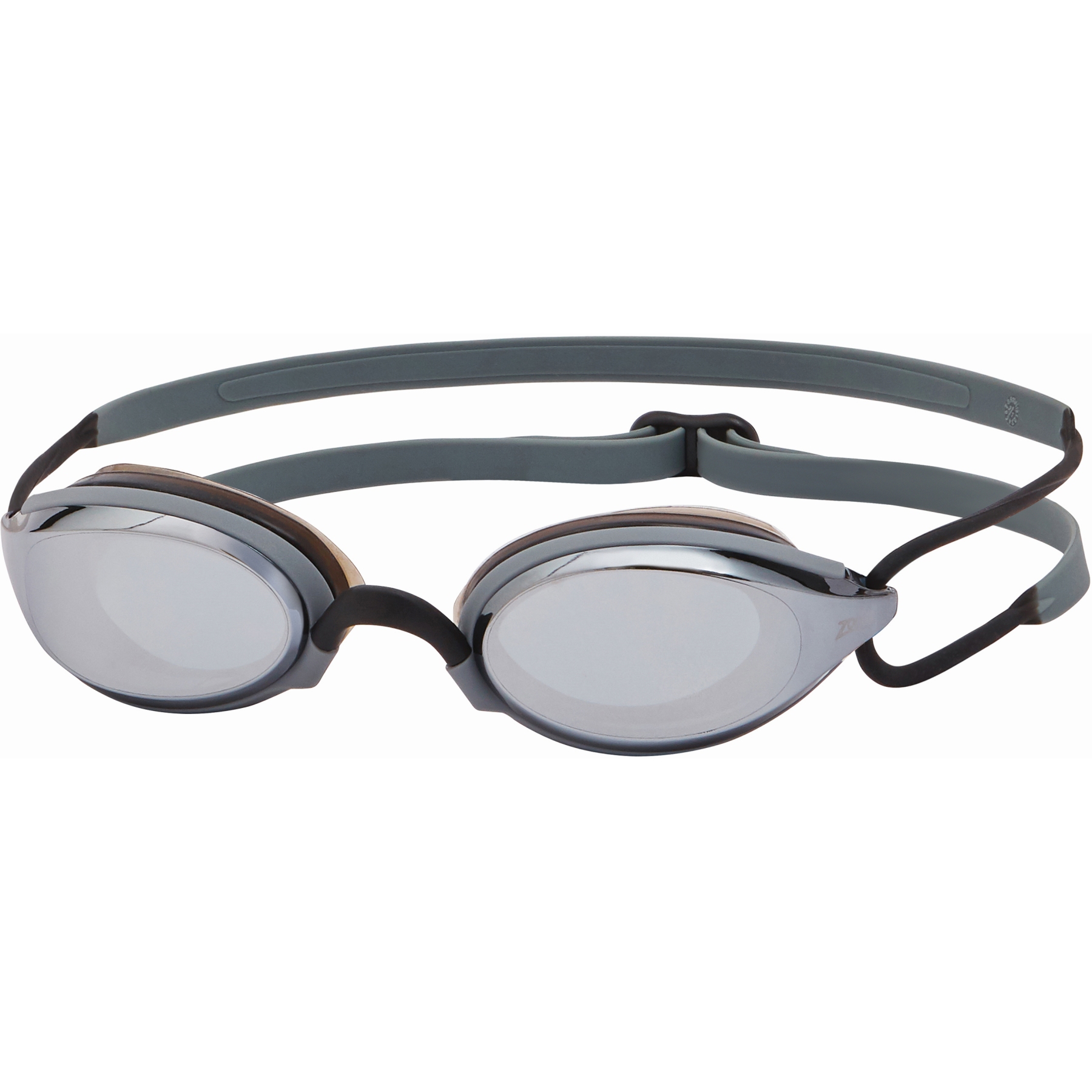 Productfoto van Zoggs Fusion Air Titanium Zwembril - Mirror Smoke Lenses - Black/Grey