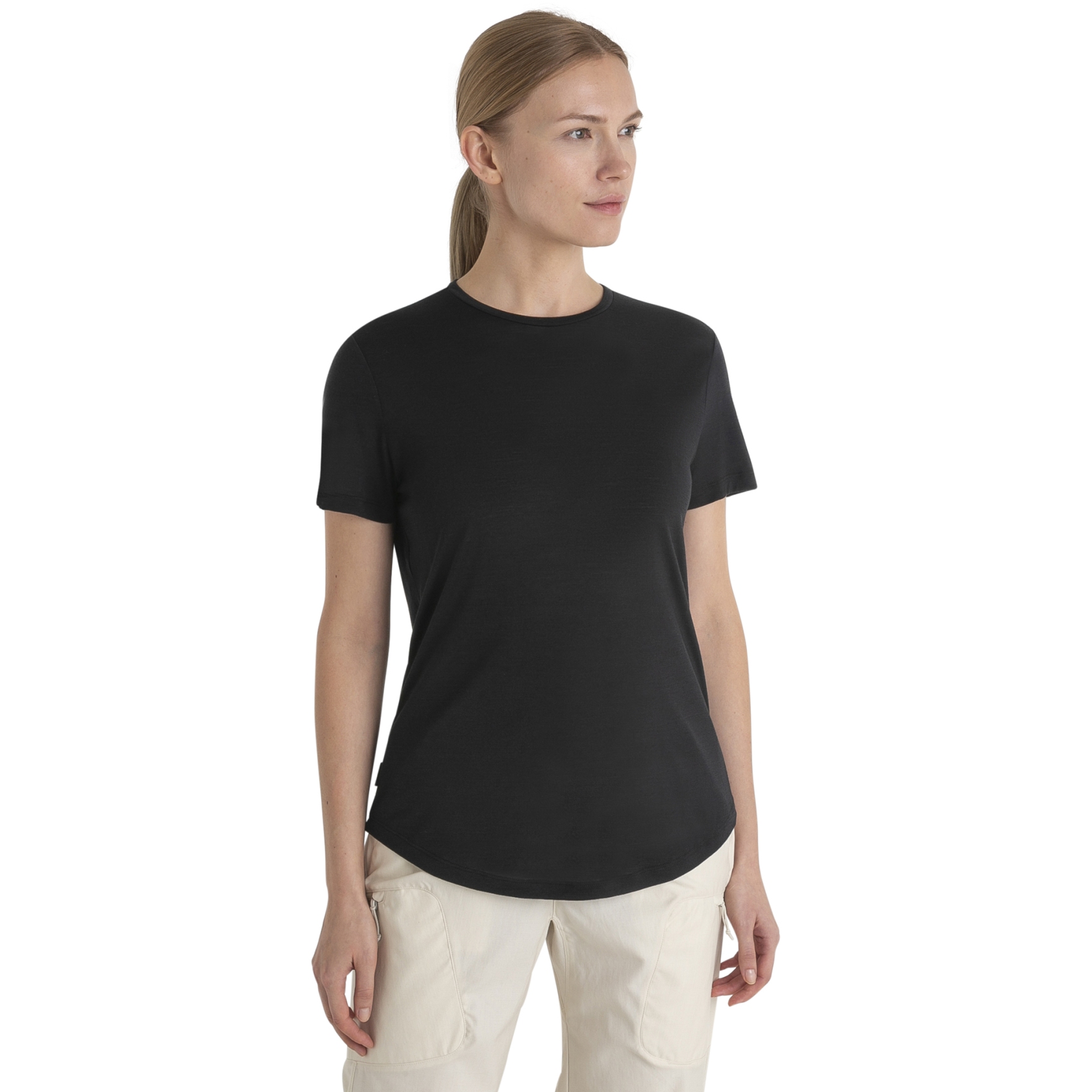 Foto de Icebreaker Camiseta Mujer - Merino 125 Cool-Lite™ Sphere III - Negro