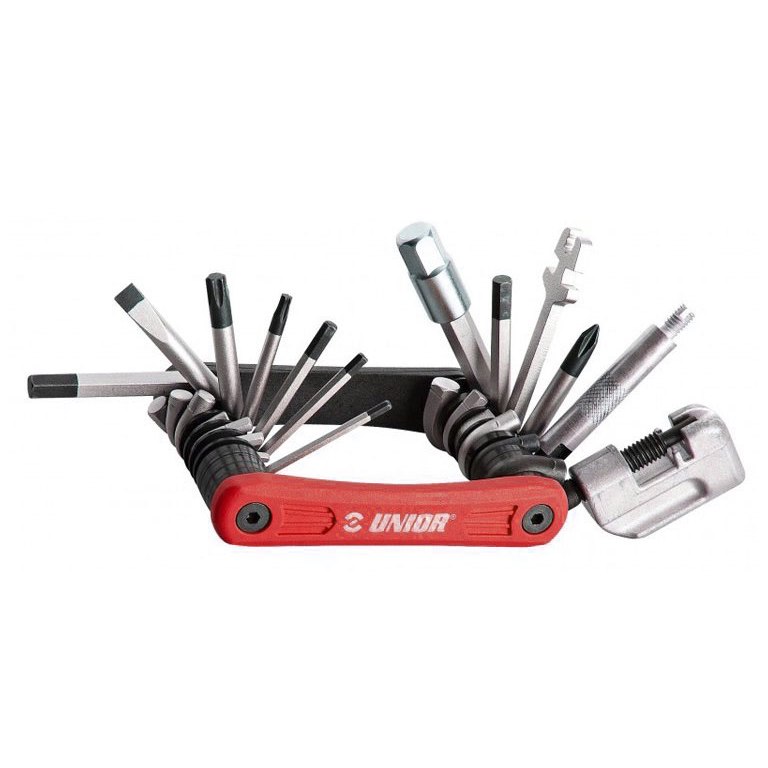 Produktbild von Unior Bike Tools Multitool EURO17 Miniwerkzeug - 1655EURO17 - rot