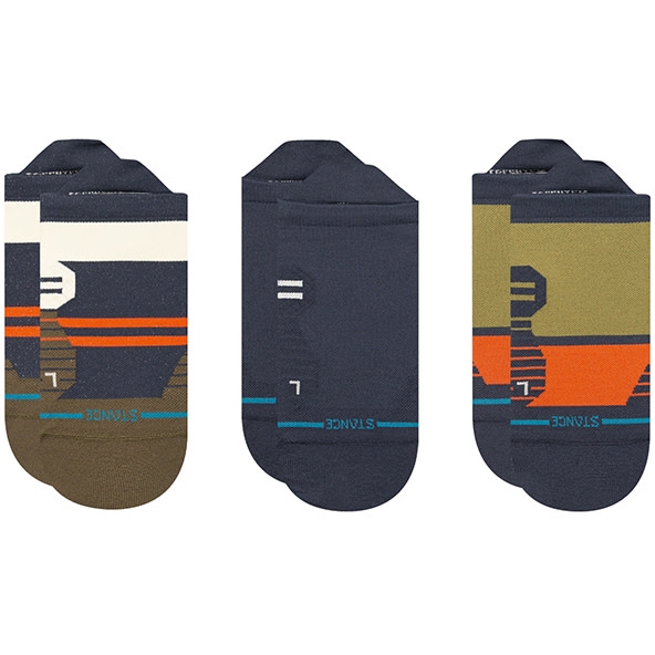 Photo produit de Stance Chaussettes Unisexe Pack de 3 - Route Ultralight Tab - navy