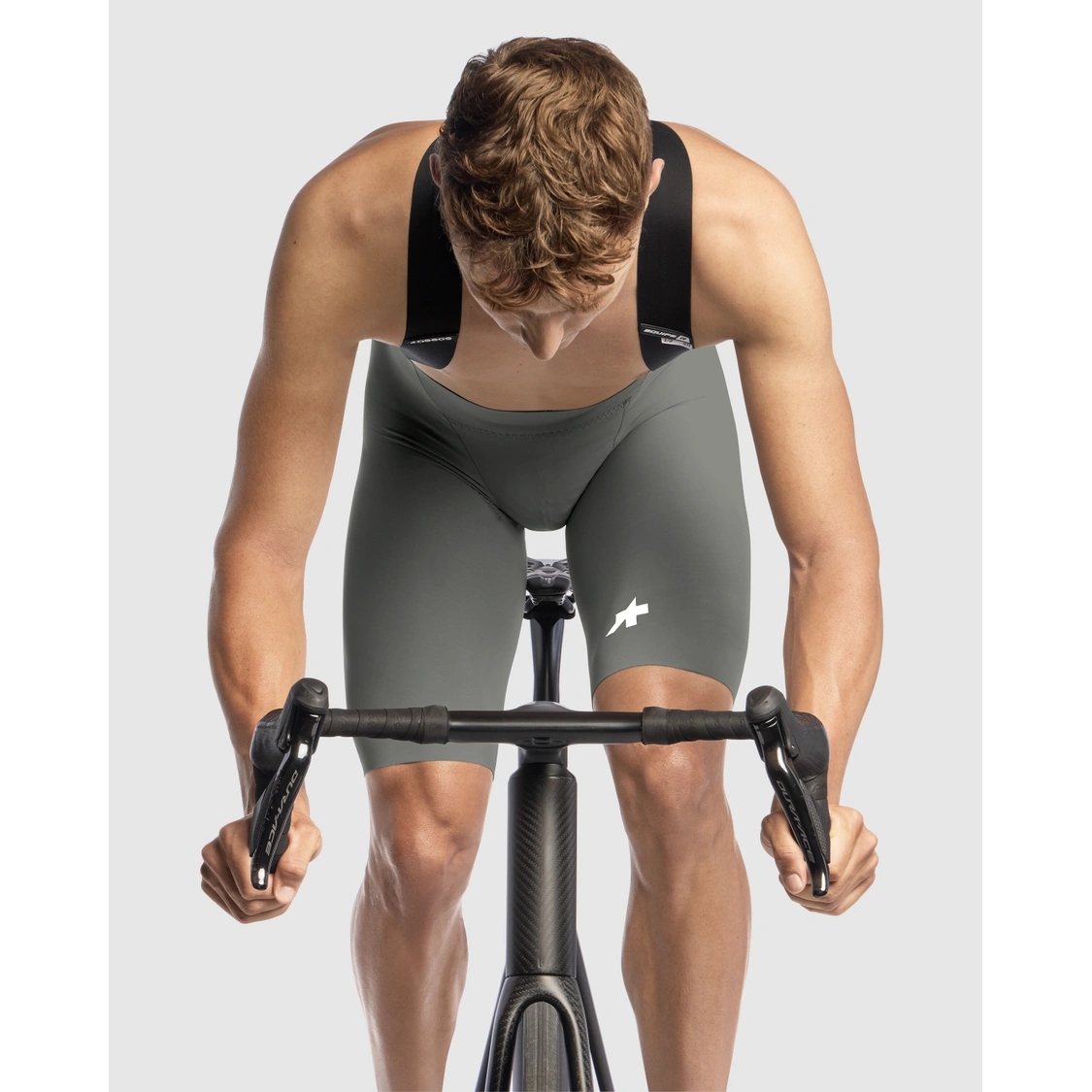 ASSOS EQUIPE R Bib S11 Edge Green サイズS Assos EQUIPE R S11 Spodenki Rowerowe z Szelkami Mężczyzna